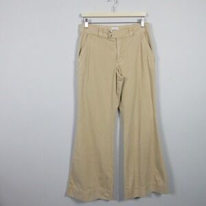 Urban Outfitters BDG Wide Leg Pants Women 10 Beige Mid Low Baggy y2k Cargo 452